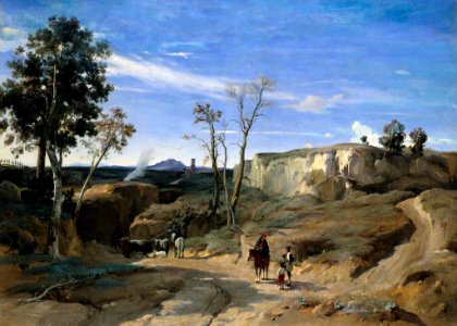 Jean-Baptiste Camille Corot - La Cervara, la campagne romaine