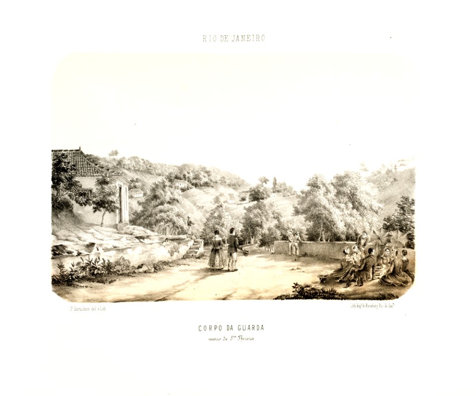 Corpo da Guarda morro de Sta. Thereza, da Coleção Brasiliana Iconográfica