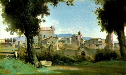 View from the Farnese Gardens, Rome (Camille Corot)