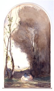 Jean-Baptiste-Camille Corot - Study for Saint Sebastian - Walters 371286