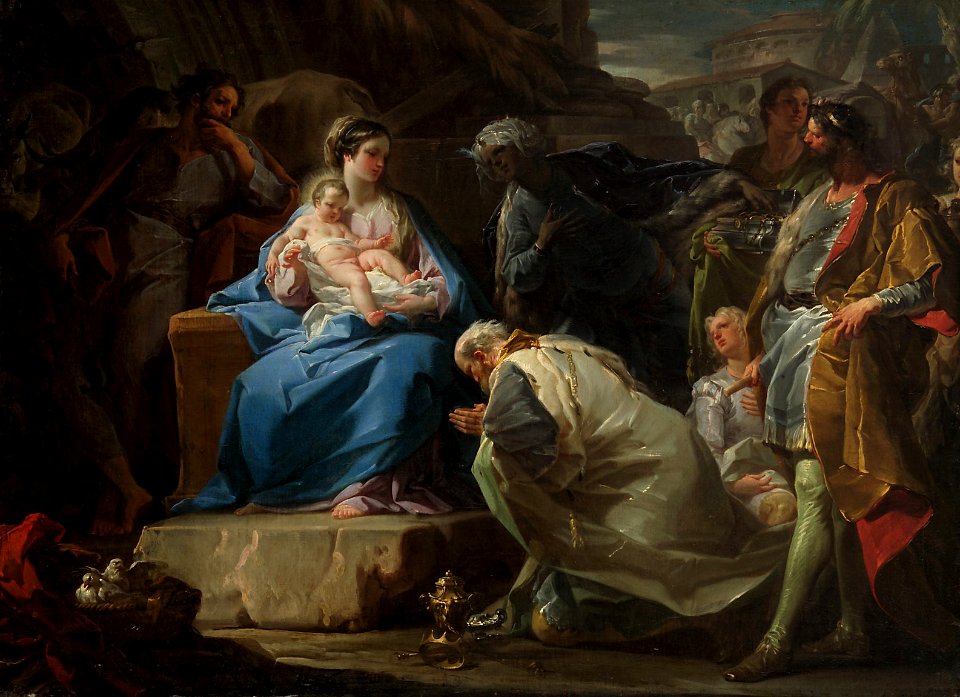 Corrado Giaquinto - Anbetung der Könige - GG 9677 - Kunsthistorisches Museum