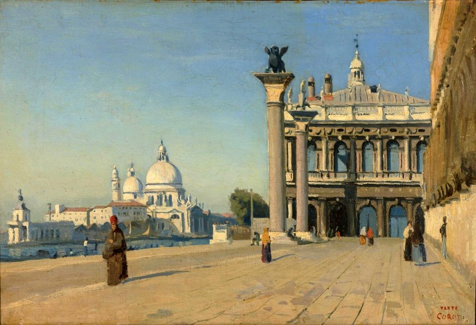 Corot - Morning in Venice - Pushkin