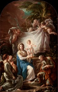 Corrado Giaquinto - Rest on the Flight into Egypt - 77.73 - Detroit Institute of Arts