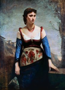 Jean-Baptiste-Camille Corot - Agostina - Google Art ProjectFXD