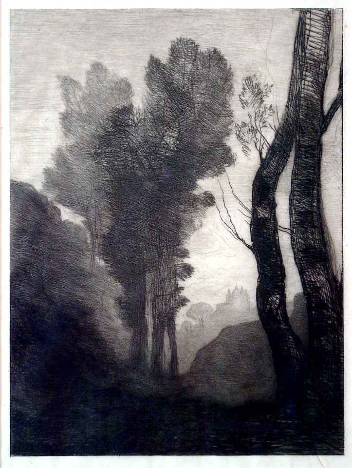 Jean-Baptiste-Camille Corot - The Outskirts of Rome