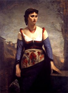 Jean-Baptiste-Camille Corot - Agostina - WGA5295