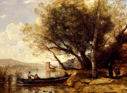 Jean-BaptisteCamilleCorot 1873 SmyrneBournabat. Free illustration for personal and commercial use.