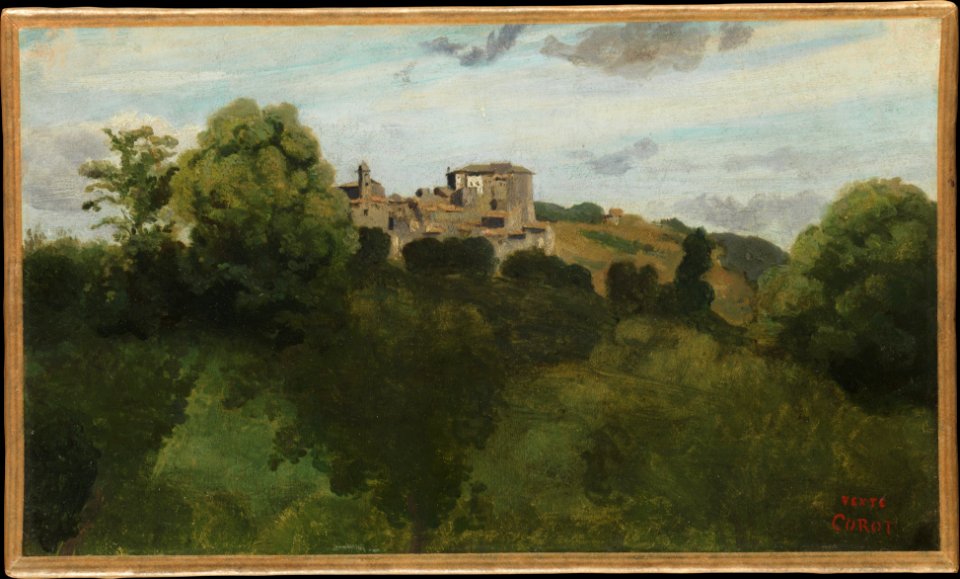 Corot, View of Genzano