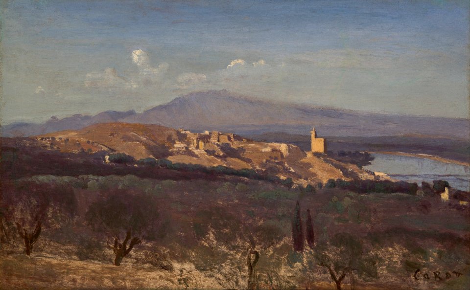 Corot, Jean-Baptiste-Camille - Villeneuve-les-Avignon - Google Art Project