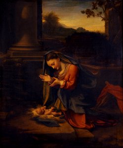 Correggio - La Vergine che adora il Bambino - Google Art Project
