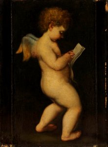 Correggio (Antonio Allegri) (Nachfolger) - Lesender Amor - 459 - Bavarian State Painting Collections