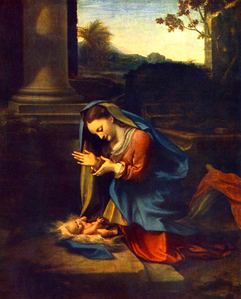 Correggio - The Adoration of the Child - WGA05325