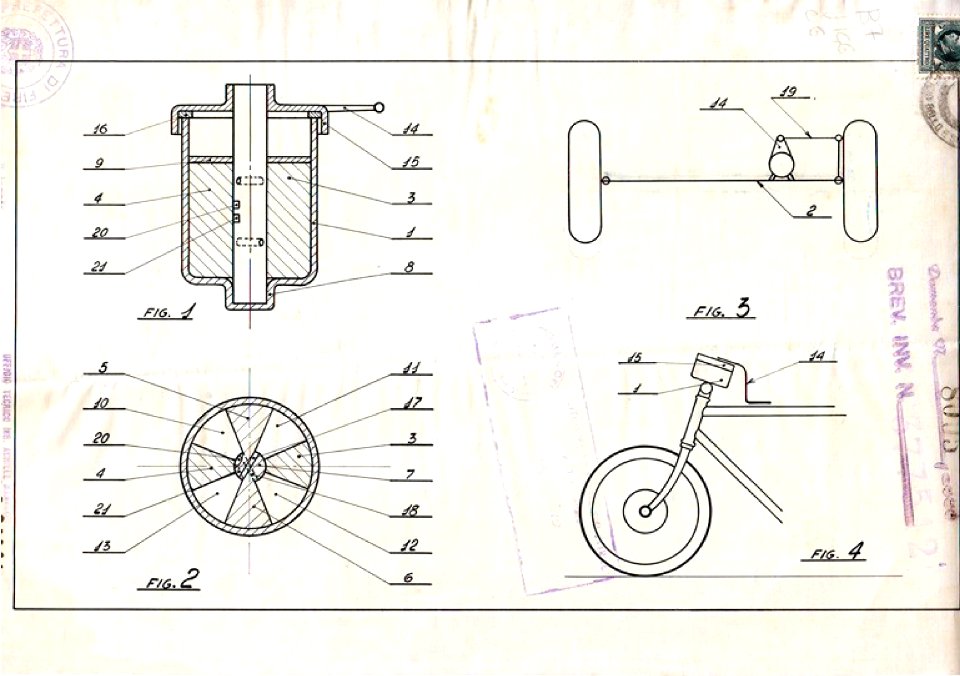 Corradino D'Ascanio, brevetto di ammortizzatore, 1939 - san dl SAN TXT-00003182 (page 2 crop)