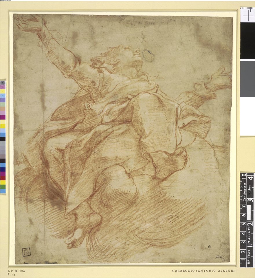 Correggio - Assumption of the Virgin, study for the cupola of Parma Cathedral, 1895,0915.720