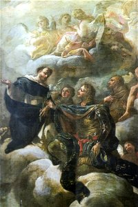 Corrado Giaquinto - Apoteose de São Nicola Lorenese (detalhe 1)