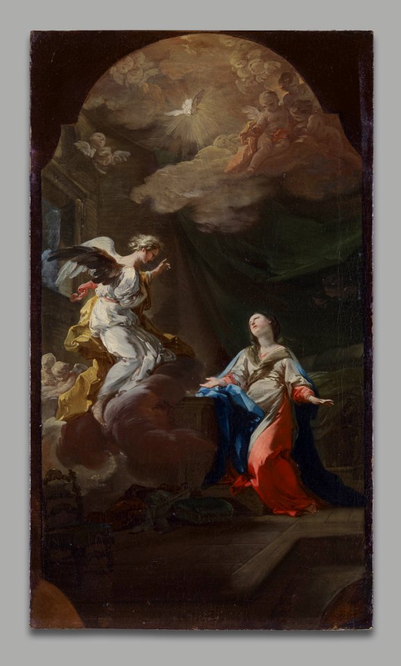 Corrado Giaquinto - The Annunciation - 2010.151.1 - Yale University Art Gallery