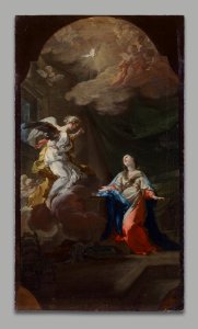 Corrado Giaquinto - The Annunciation - 2010.151.1 - Yale University Art Gallery
