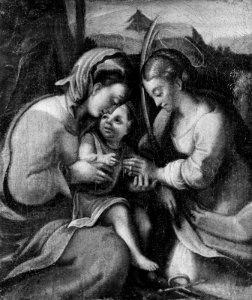 Correggio (Antonio Allegri) - The Mystic Marriage of Saint Catherine - 12.378 - Museum of Fine Arts