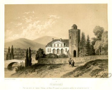 Corraze. Tour qui reste de l'ancien château où Henri IV a passé ses premières années, en sortant de nourrice - Fonds Ancely - B315556101 A HOUBIGANT 020