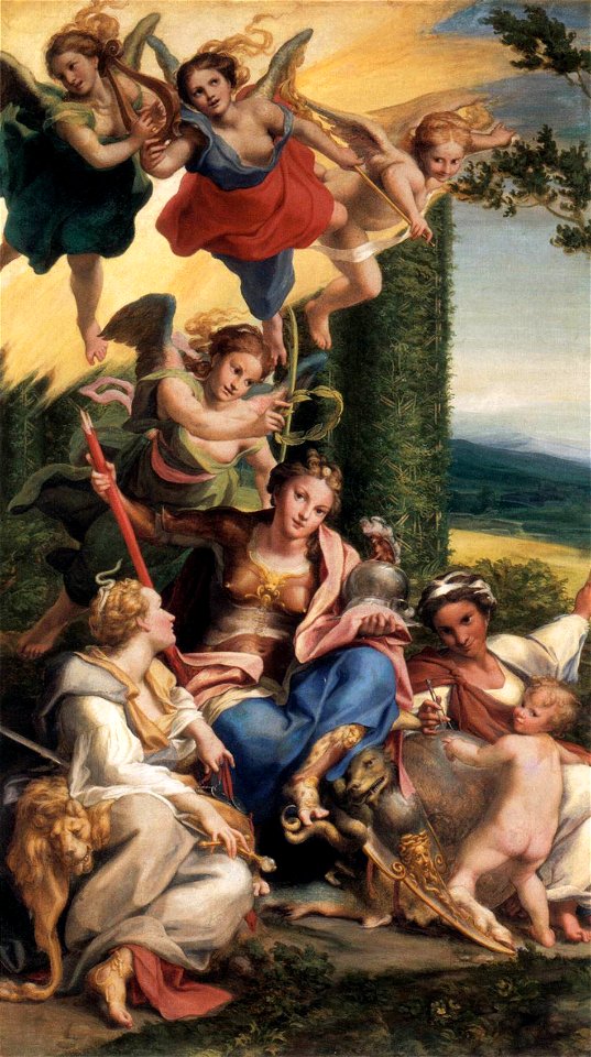 Correggio - Allegory of Virtues - WGA05338