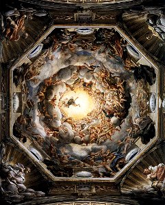 Correggio, Assumption of the Virgin, Duomo, Parma 02