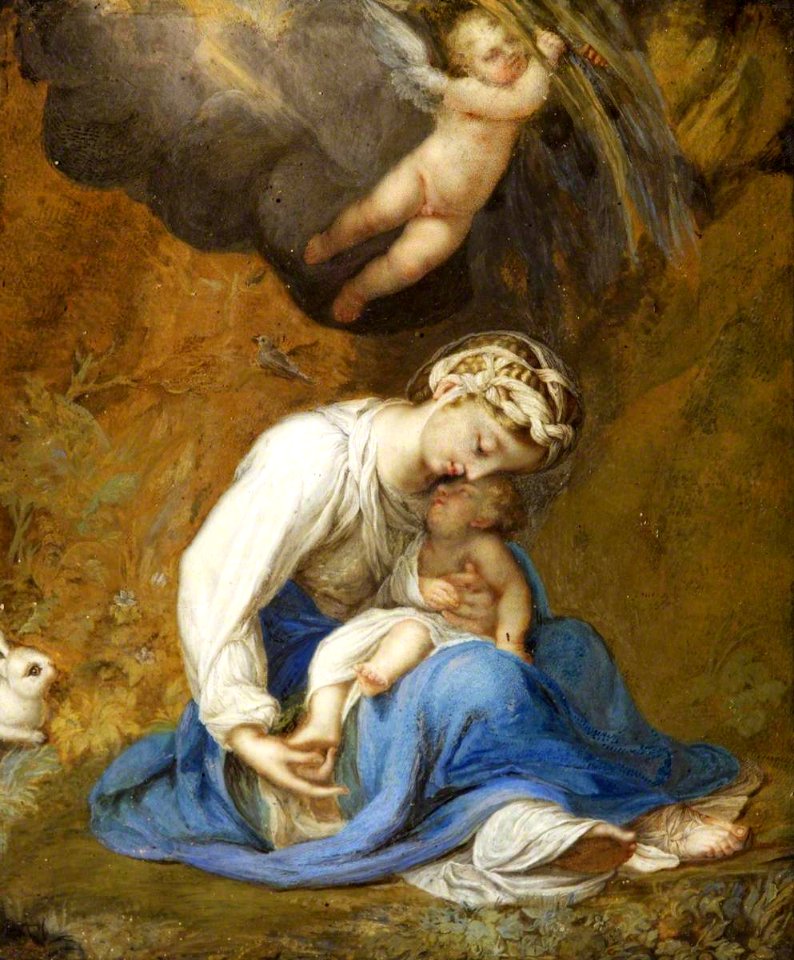 Correggio (c.1489-1534) (after) - La zingarella (The Madonna and Child with a Rabbit) - 732360 - National Trust