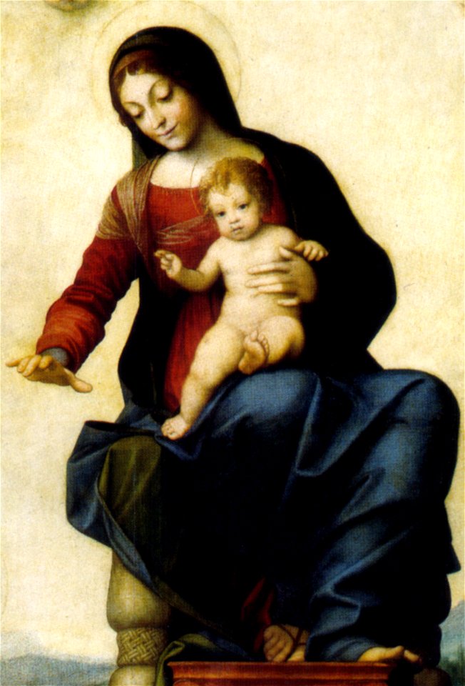 Correggio, madonna di s. francesco 01