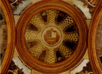 Correggio, cappella funeraria del mantegna, cupola 01