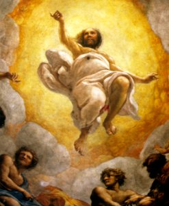 Correggio, cupola, cristo
