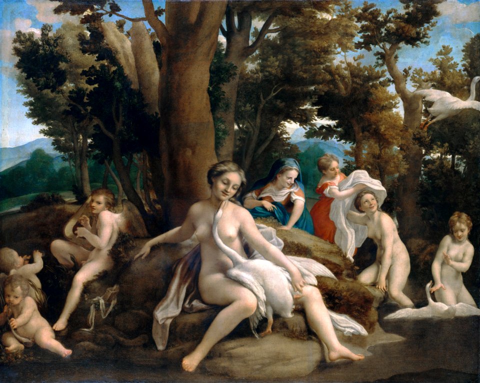 Correggio - Leda and the Swan - Google Art ProjectFXD