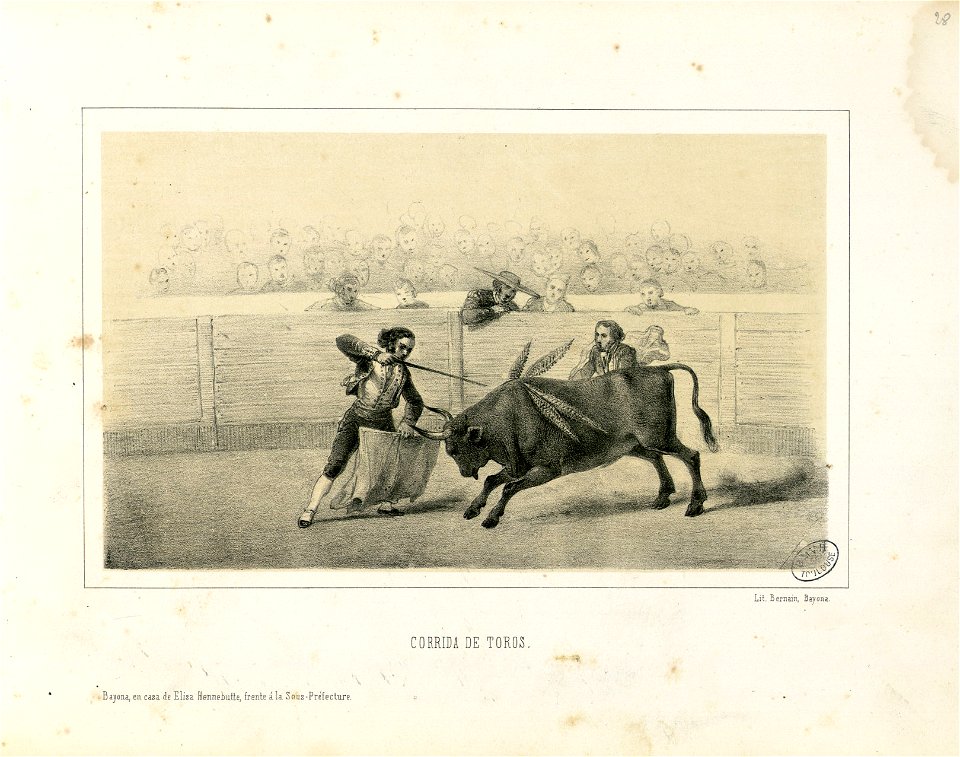 Corrida de toros - Fonds Ancely - B315556101 A HENNEBUTTE 1 2 077