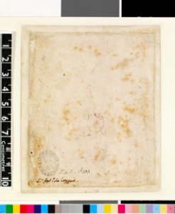 Correggio - Verso Plan of a square building, Pp,2.103