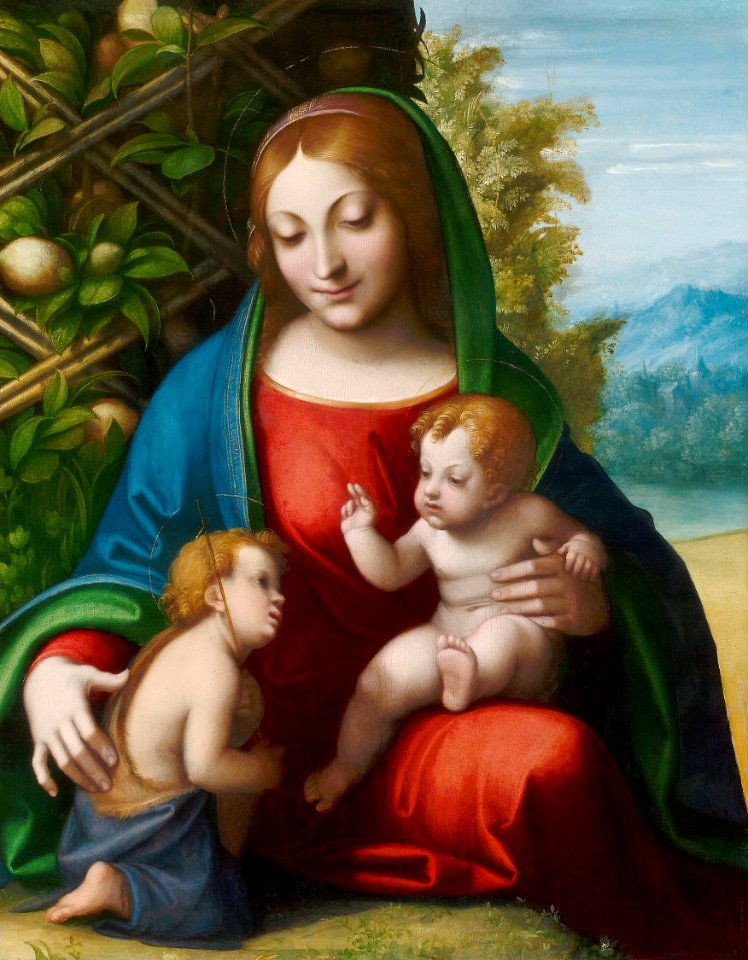 Correggio - Virgin and Child with the Young Saint John the Baptist - 1965.688 - Art Institute of Chicago