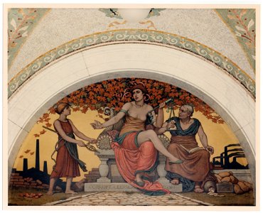 Corrupt legislation mural by Elihu Vedder, Jefferson Building, Library of Congress LCCN2005675762