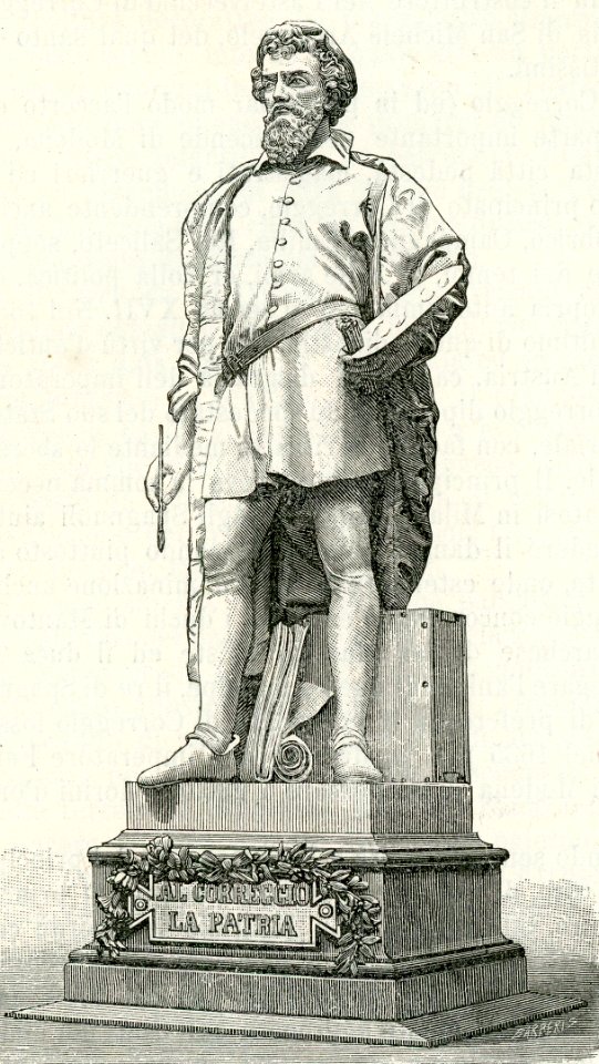 Correggio Monumento ad Antonio Allegri detto il Correggio