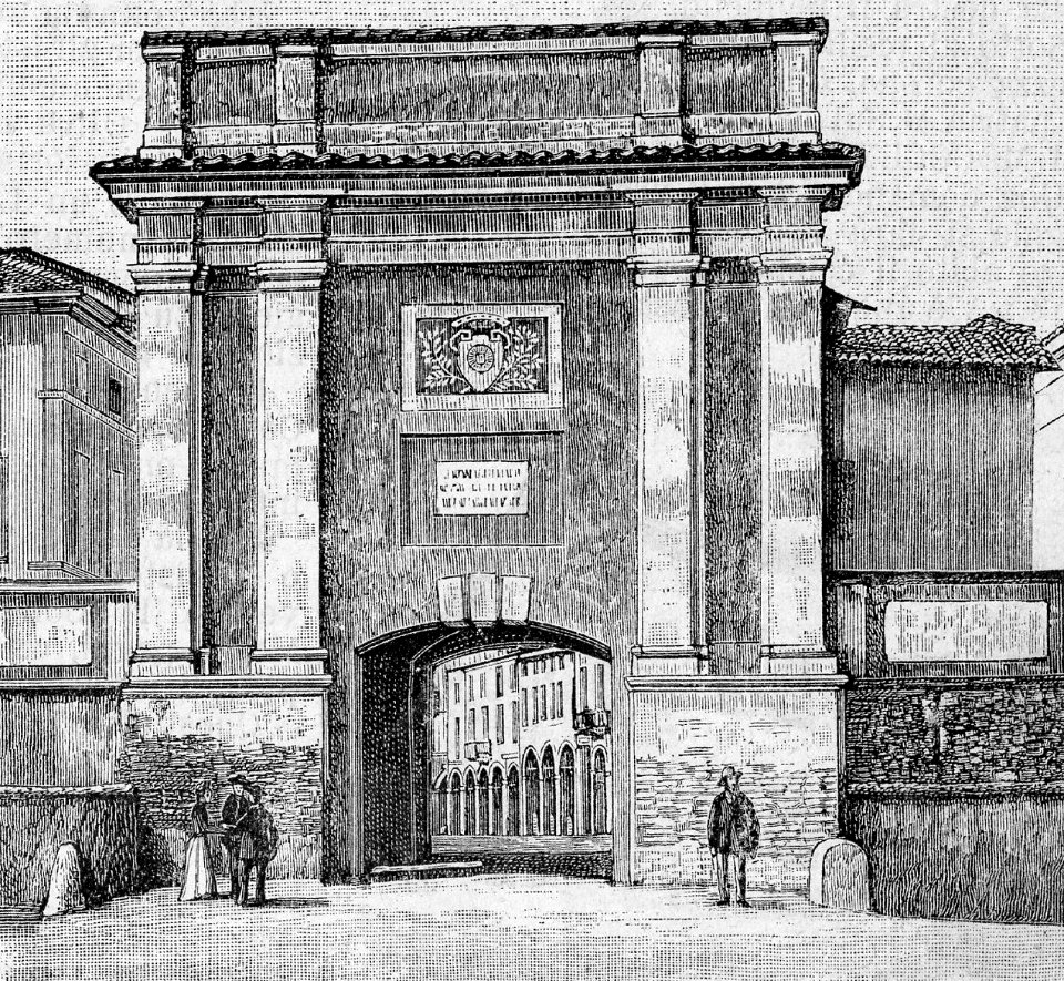 Correggio – Porta Modena (xilografia)