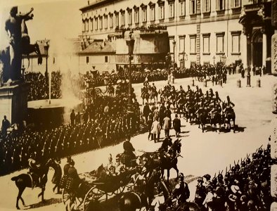 Corteo reale giunge al Quirinale