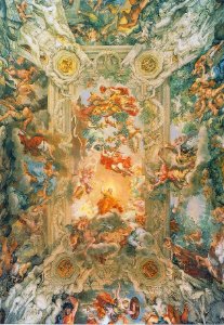 Cortona, Pietro da - La divina provvidenza (postcard)