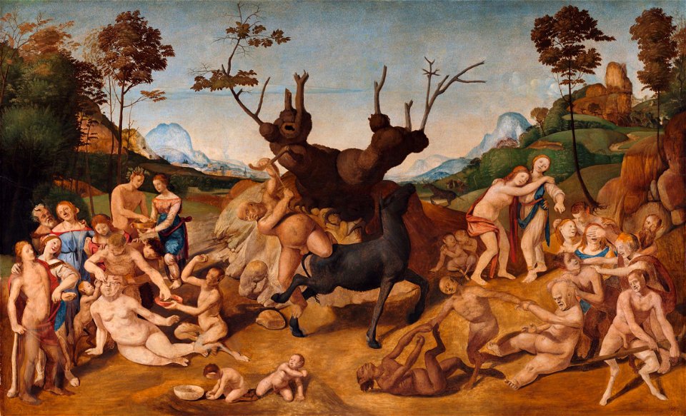 Piero di cosimo, disavventure di sileno