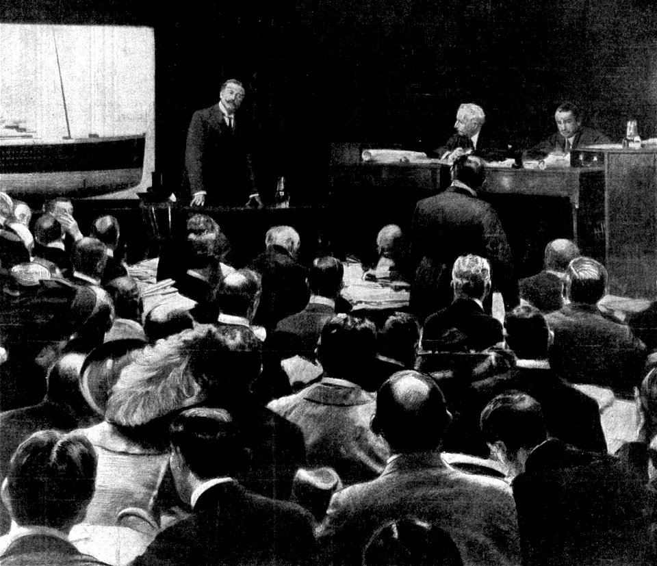 Cosmo Duff Gordon at Titanic inquiry