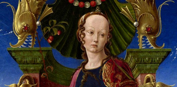 Cosmè Tura - A Muse (detail) - WGA23143