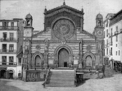 Cosenza – La chiesa Madre (xilografia)