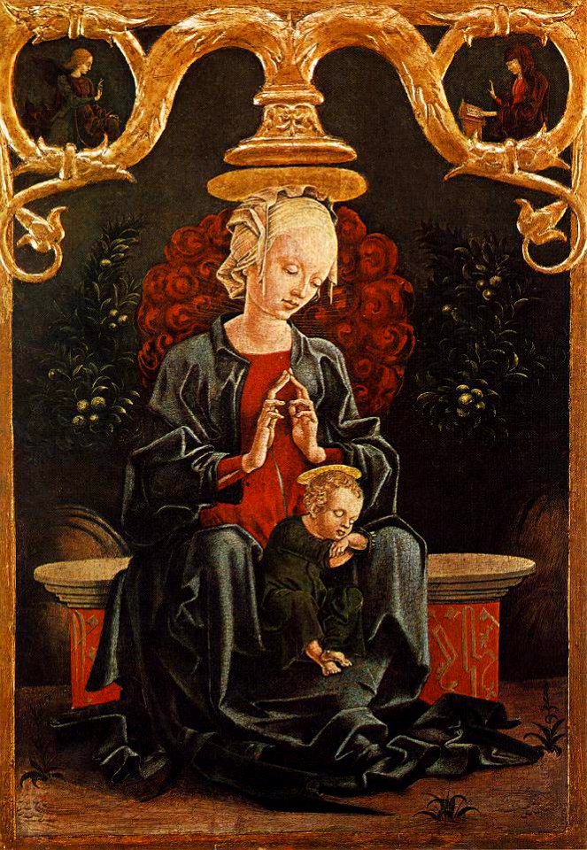 Cosmè Tura - Madonna and Child in a Garden - WGA23138
