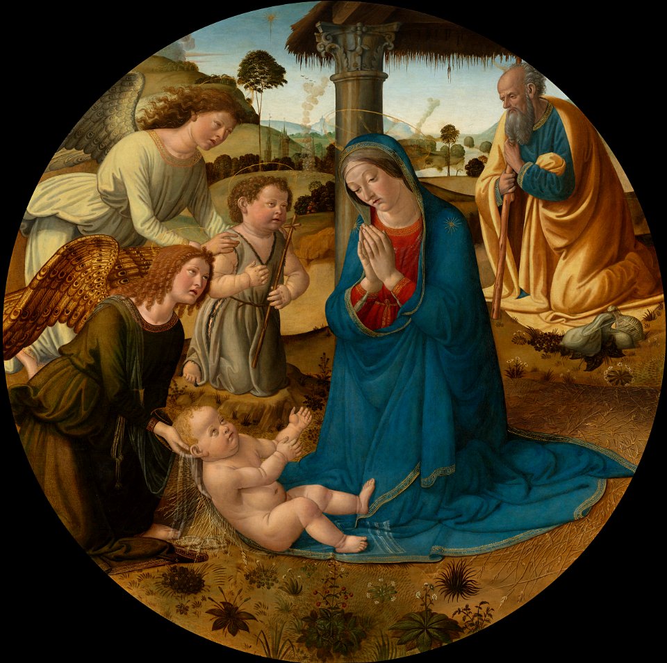 Cosimo Rosselli - De aanbidding van het kind