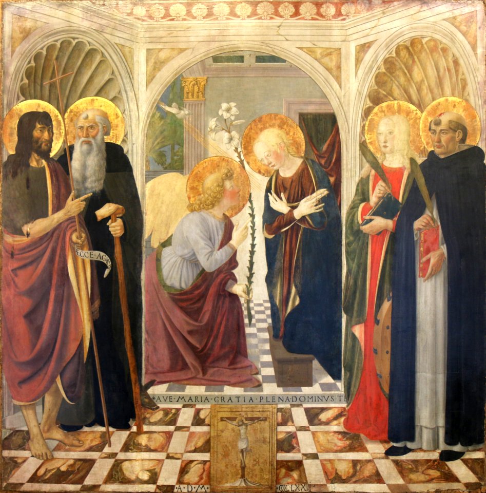 Cosimo Rosselli - L' Annonciation