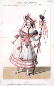 Costume d'une bergère in Gustave III by Auber 1833 - Gallica