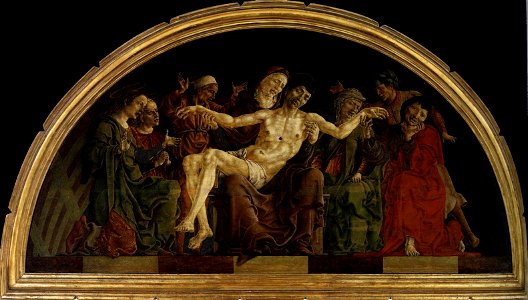 Cosmè Tura - Pietà (panel from the Roverella Polyptych) - WGA23118