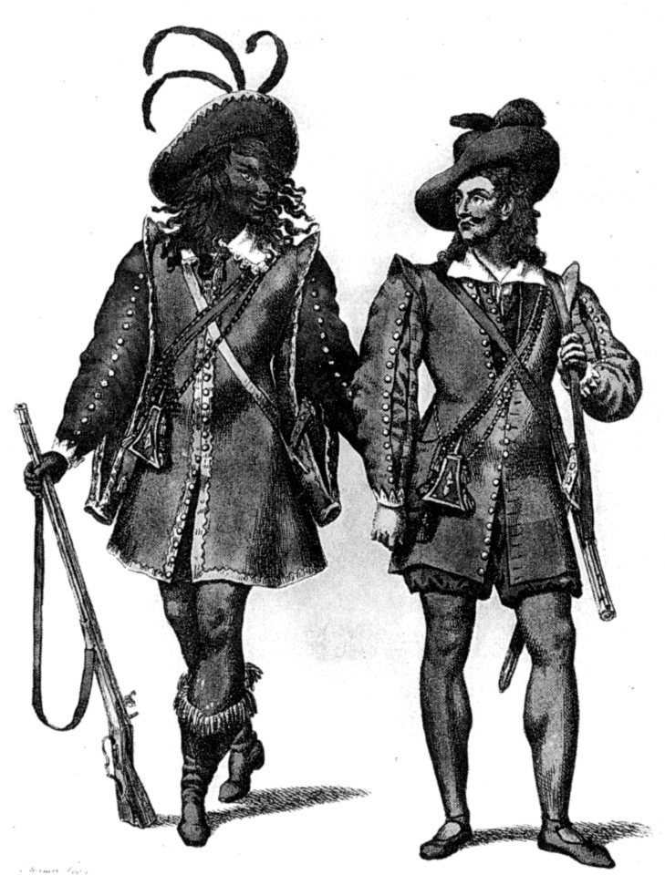 Costume designs for Samiel and Caspar in 'Der Freischütz' 1821 - NGO2p297