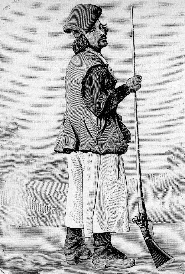Costume di Desulo (xilografia)
