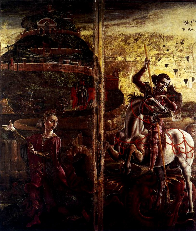 Cosmè Tura - St George and the Princess - WGA23145